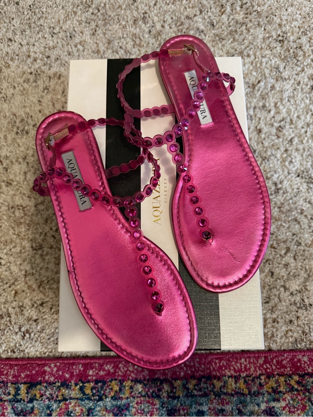 Aquazzura Tequila Flat Sandals